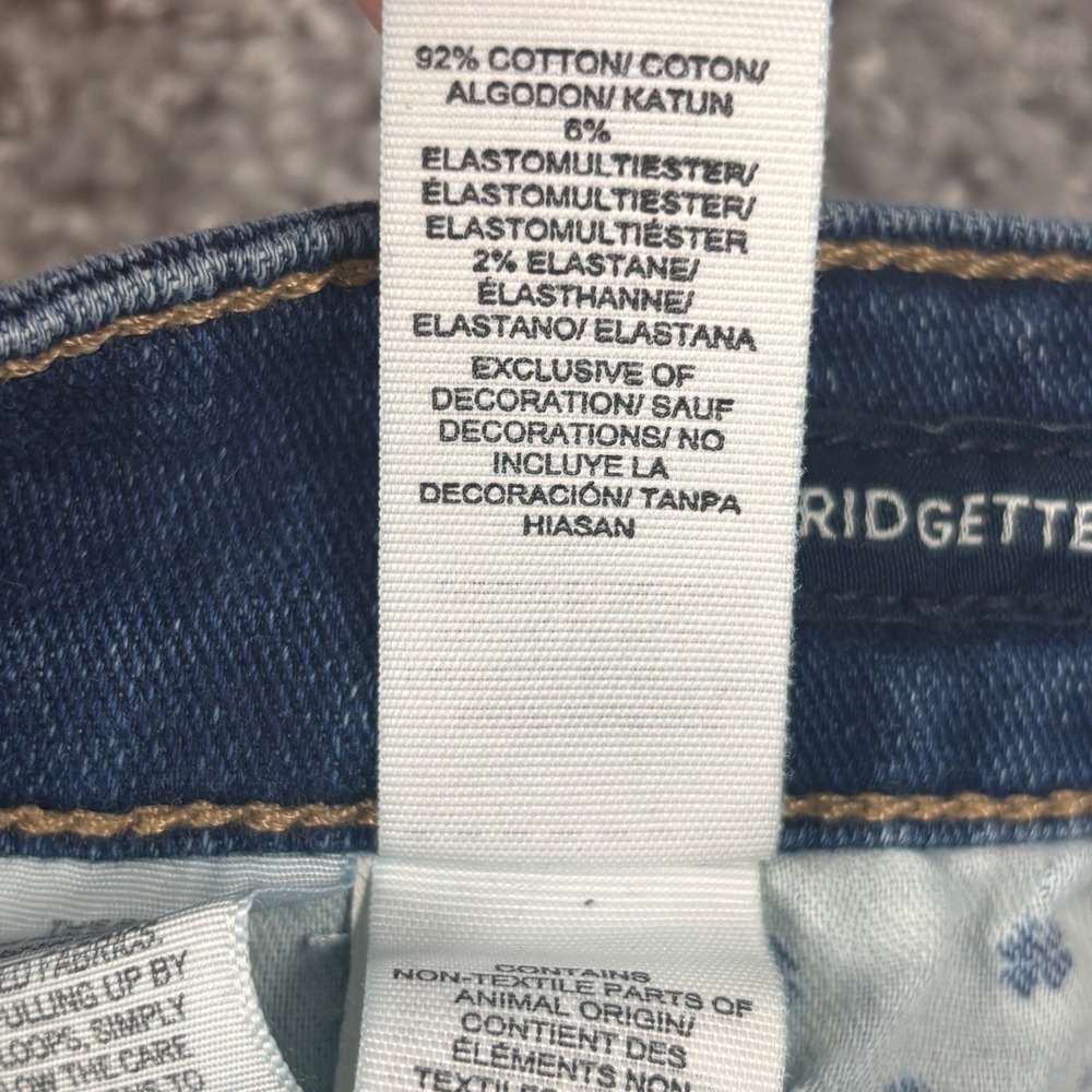 Lucky Brand Bridgette Skinny Jeans Womens 6/28 Dark Wash Candiani Denim Ankle - Picture 4 of 16